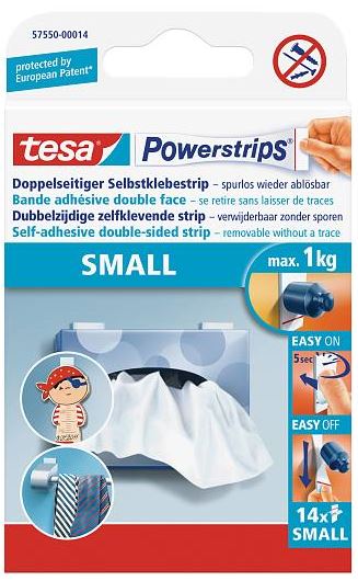POWERSTRIPS SMALL KAKSIPUOLINEN VALKOINEN