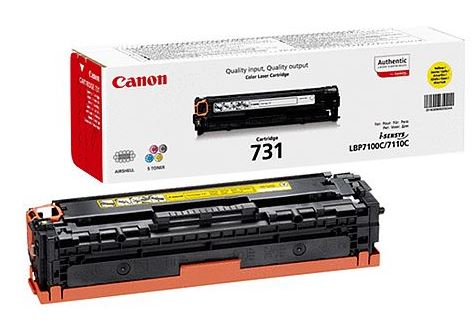 Värikasetti Laser Canon 731 keltainen
