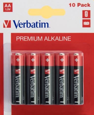 PARISTO AA 10 kpl/pkt LR6 VERBATIM