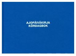 AJOPÄIVÄKIRJA 185 A5L 96 SIVUA, VAPAA AUTOETU, SIDOTTU KOVAKANTINEN