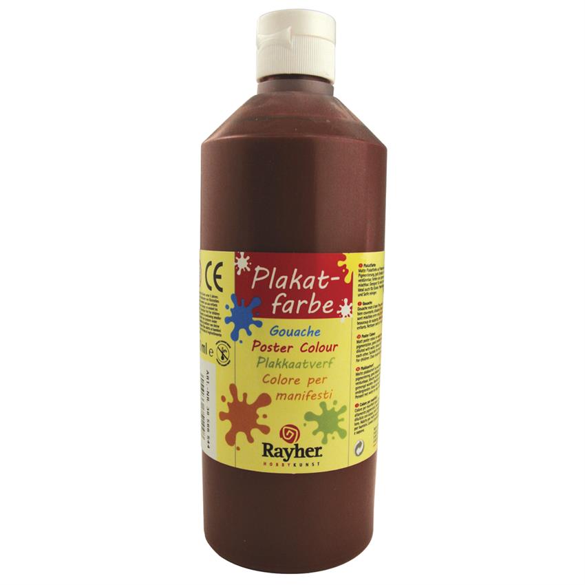 Guassimaali pullo 500 ml punaruskea Rayher