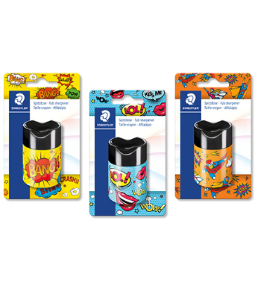 Säiliöteroitin pyöreä, Staedtler, 3 lajitelman blisterissä