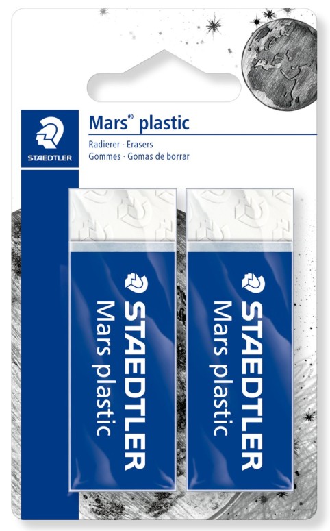 Pyyhekumi Mars plastic musta