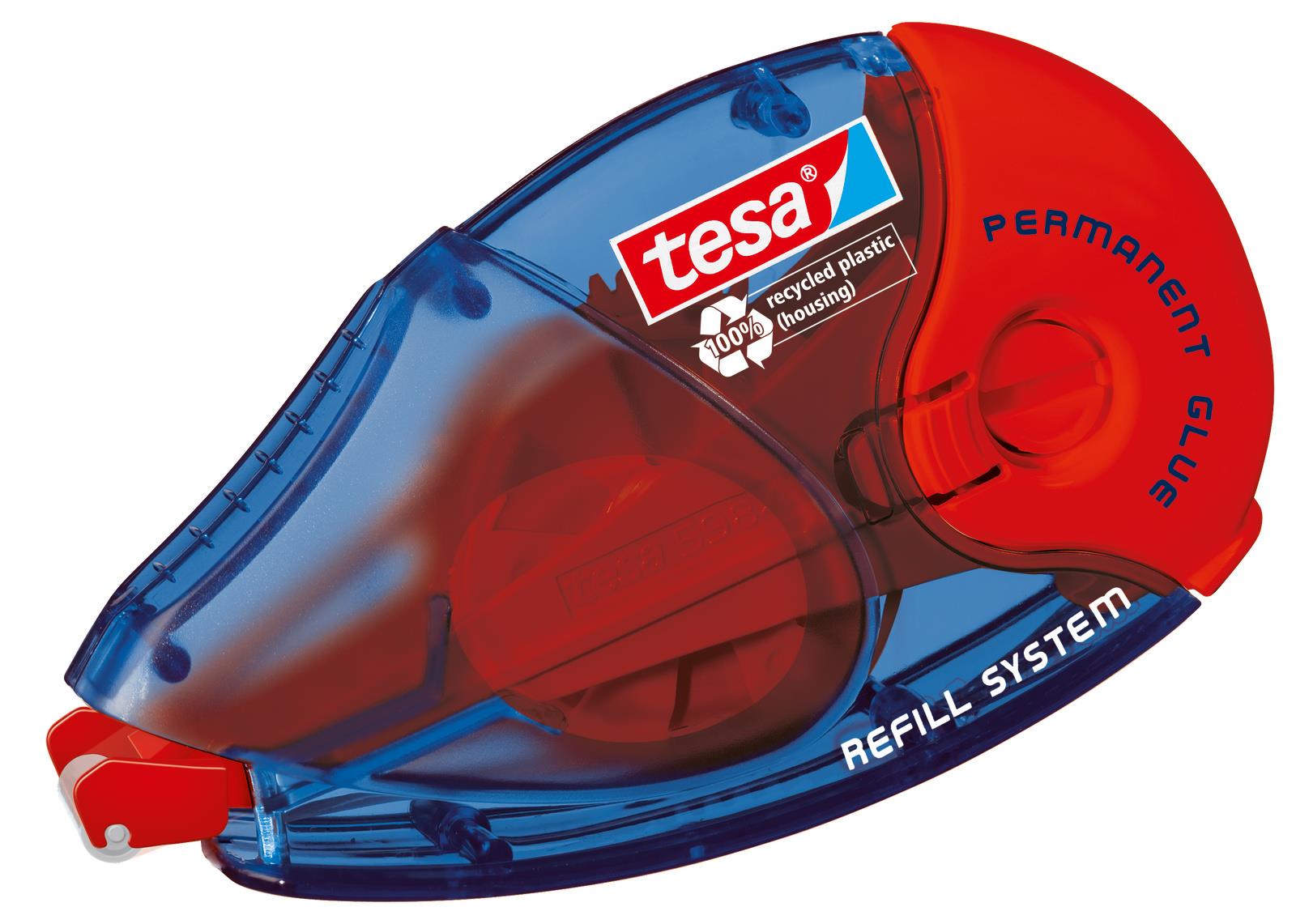 Liimaroller 14m x 8,4mm, pysyvä liima EcoLogo Tesa