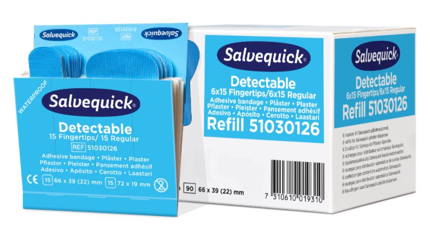 SALVEQUICK MUOVILAASTARI + SORMENPÄÄLAASTARI 6 X 30KPL / VIUHKA, ELINTARVIKETEOLLISUUTEEN (51030126 - Image 2