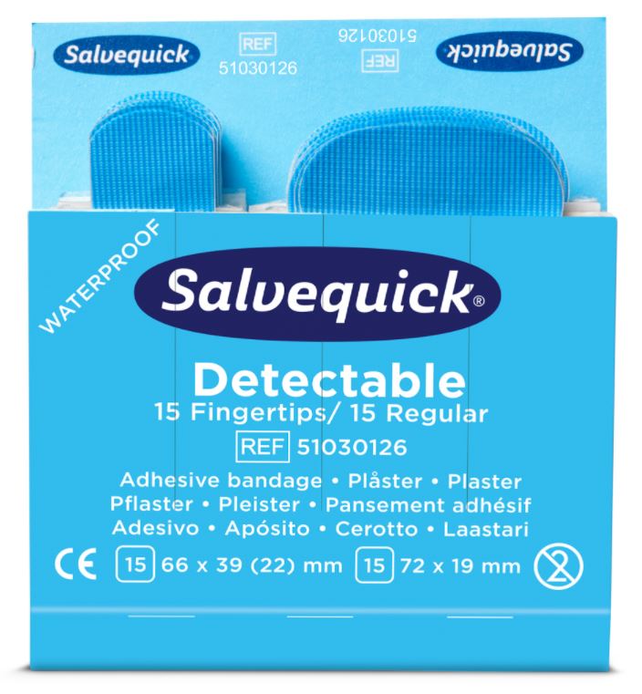 SALVEQUICK MUOVILAASTARI + SORMENPÄÄLAASTARI 6 X 30KPL / VIUHKA, ELINTARVIKETEOLLISUUTEEN (51030126 - Image 3