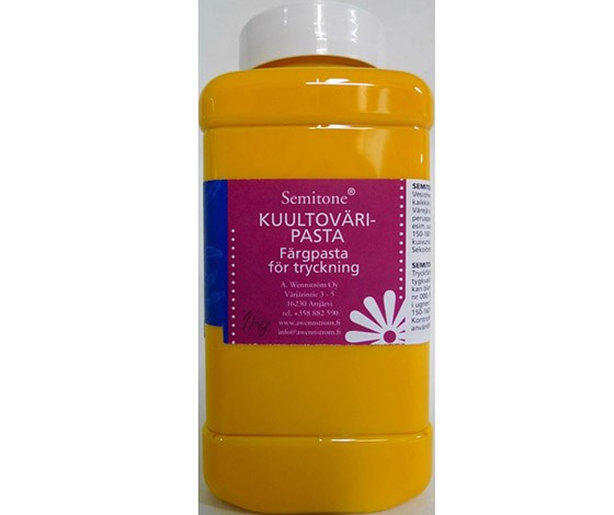 TEKSITIILIVÄRI KELTAINEN 1L, SEMITONE