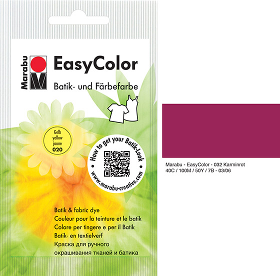 MARABU EASYCOLOR BATIIKKIVÄRI PUN. 25G