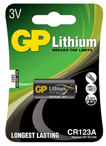 PARISTO CR123A GP LITHIUM FOTO