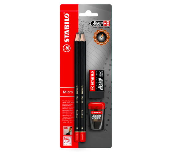 KOULUSETTI 6 OSAA STABILO EXAM GRADE BLISTER STABILO