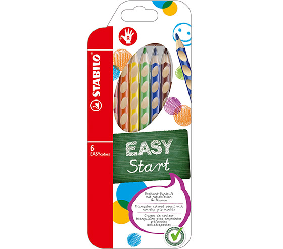 VÄRIKYNÄ STABILO EASYCOLORS OIKEAKÄTISELLE 6 VÄRIÄ STABILO
