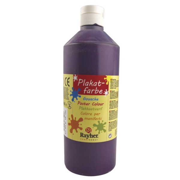 Guassimaali pullo 500 ml violetti Rayher