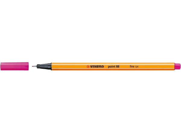 STABILO KUITUKÄRKIKYNÄ 0,4MM POINT 88 PINKKI