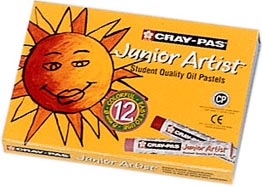 ÖLJYPASTELLILIITU JUNIOR /12 KPL SAKURA CRAY-PAS XEP-12