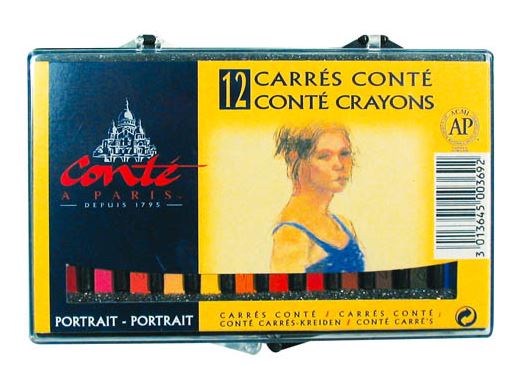PASTELLILIITULAJITELMA/12 KPL CONTE CARRES MUOTOKUVA