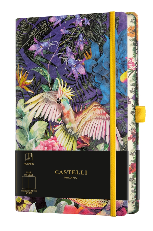 MUISTIKIRJA 13X21CM 224S BLANKO EDEN COCKATIEL CASTELLI MILANO