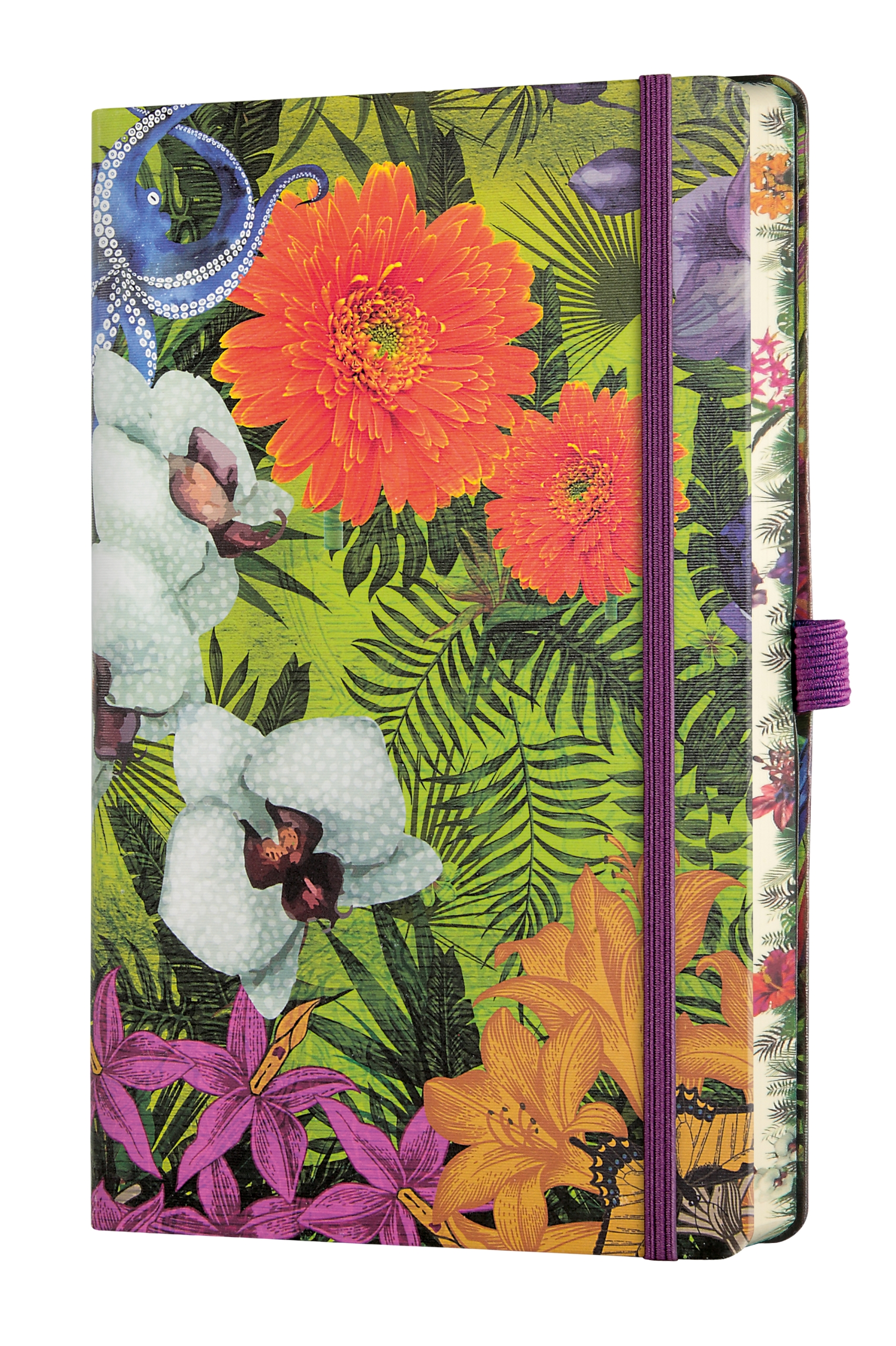 MUISTIKIRJA 13X21CM 224S BLANKO EDEN ORCHID CASTELLI MILANO - Image 2