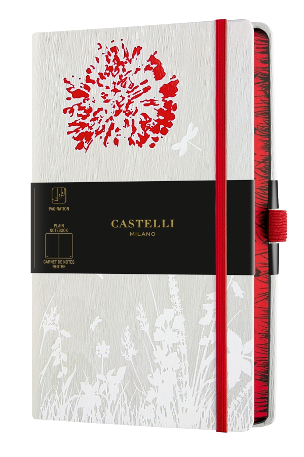 MUISTIKIRJA 13X21CM 224S BLANKO FORESTA DANDELION CASTELLI MILANO