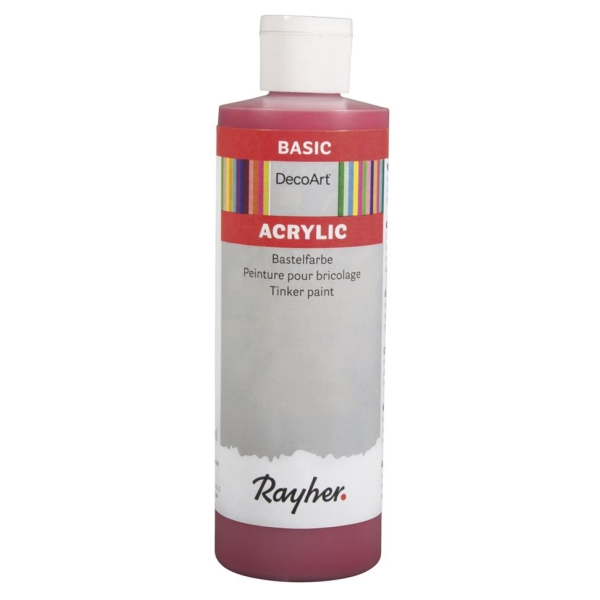 Akryylimaali pullo 235 ml klassinenpunainen Rayher