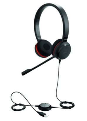 Kuulokkeet Jabra Evolve 30 MS stereo, mikrofoni