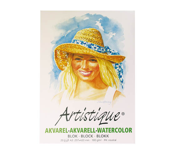 AKVARELLIPAPERI A3 180G /250 arkkia ARTISTIQUE