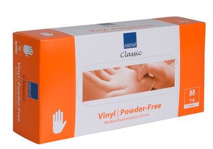 Vinyylikäsine Classic S Abena, läpikuultava, 100 kpl - Image 2