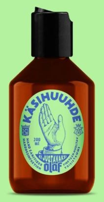 KÄSIHUUHDE 200ML KEINUKORKILLA OLAF (74% etanoli) - Image 2