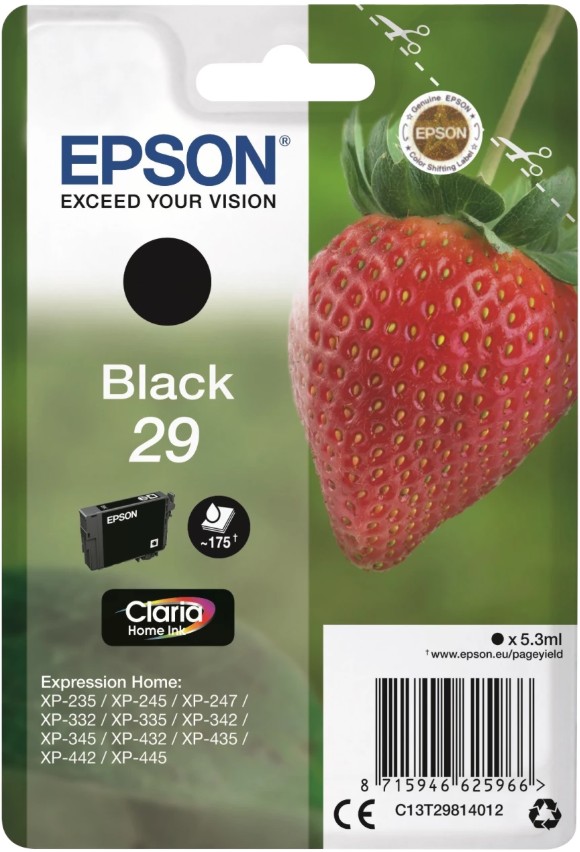 EPSON Mustepatruuna 29 Musta