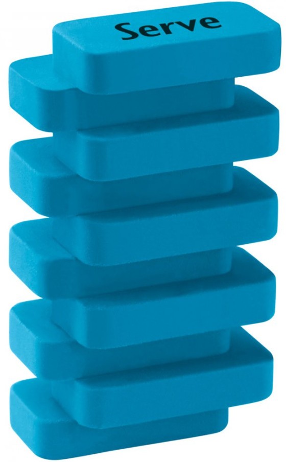 SERVE PYYHEKUMI STEPS NEON SININEN