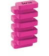 SERVE PYYHEKUMI STEPS NEON PINKKI