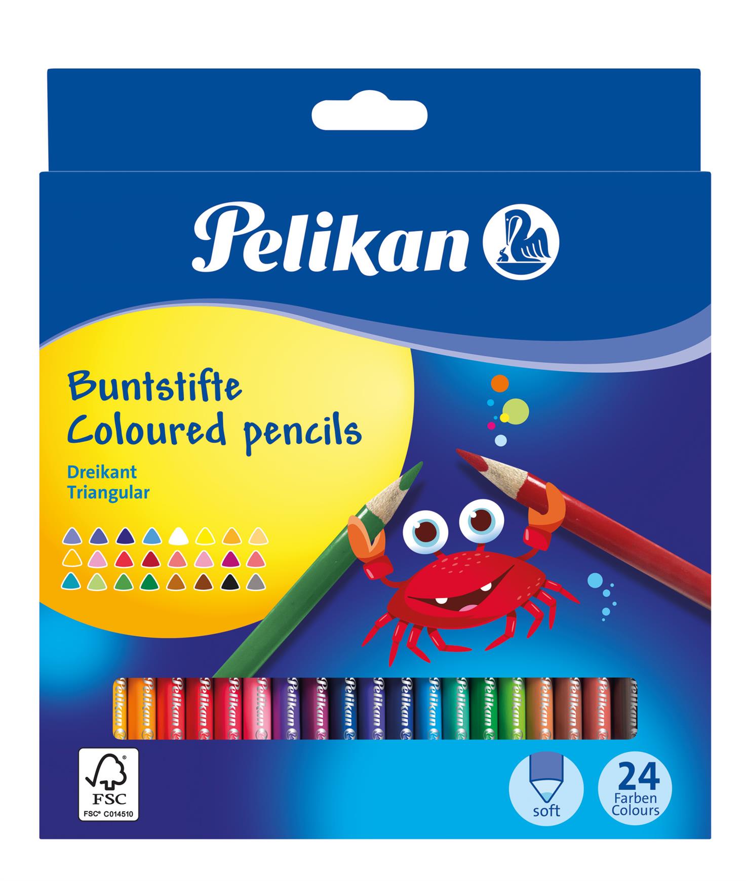 PUUVÄRIT 24 KPL PELIKAN 3,0MM