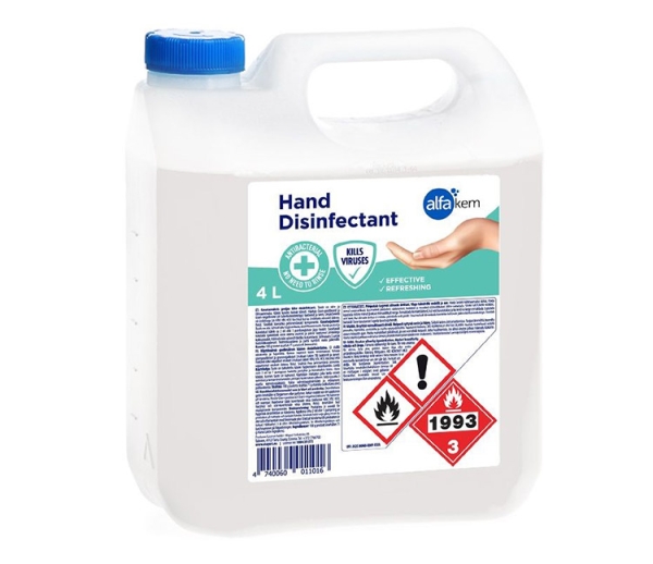 KÄSIHUUHDE ALFA-KEM HAND DISINFECTANT 4L