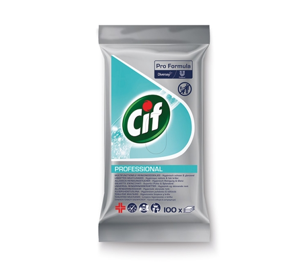 PUHDISTUSPYYHE CIF PRO FORMULA 100KPL