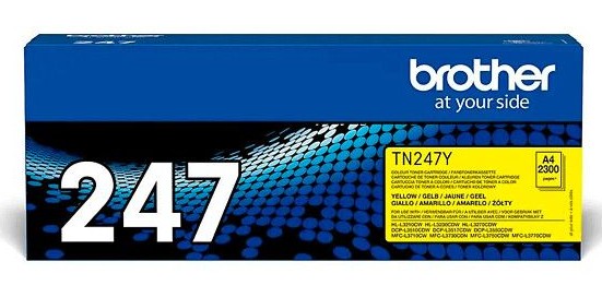 Brother TN247Y laserkasetti Keltainen