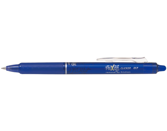 KUULAKYNÄ PILOT FRIXION CLICKER 0,7MM SININEN