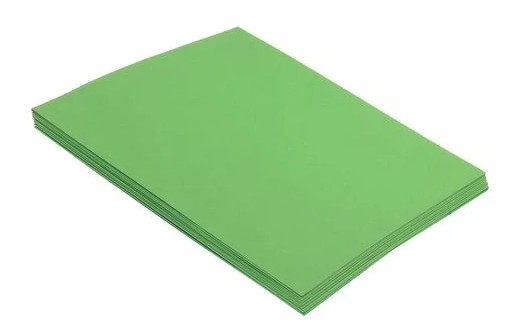 LEIKEKARTONKI A2 180G LEHDEN VIHREÄ /10 arkkia - Image 2