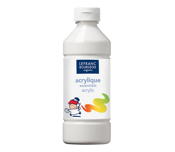 AKRYYLIVÄRI VALKOINEN 500ML