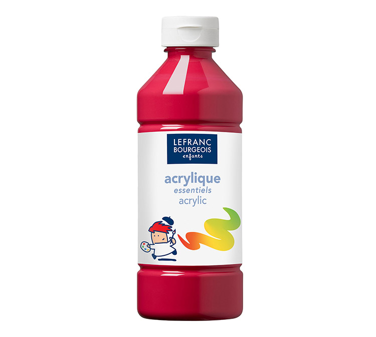 AKRYYLIVÄRI ROOSA 500ML