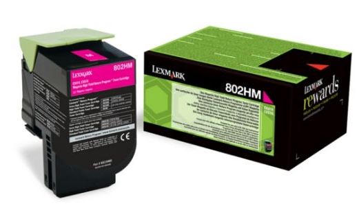 Laserkasetti Lexmark magenta CX410/CX510 3K (802H)
