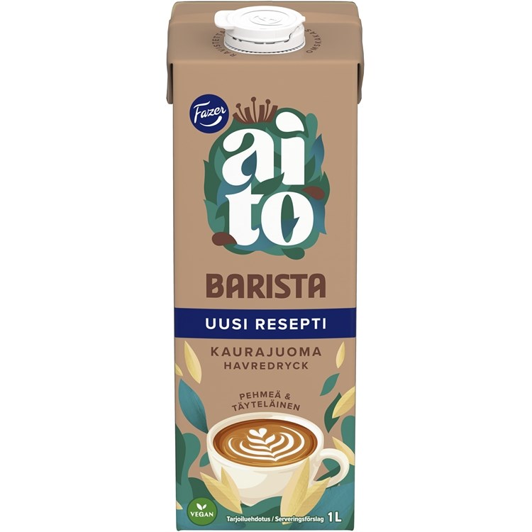Kaurajuoma 1,0 L Barista vegaani