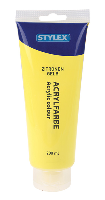 AKRYYLIMAALI TUUBI 200 ML SITRUUNANKELTAINEN