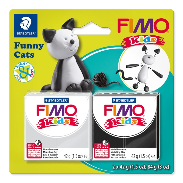 MUOVAILUMASSA FIMO KIDS FUNNY CATS (GE)