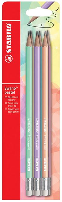 STABILO SWANO LYIJYKYNÄT HB PASTEL 6 KPL