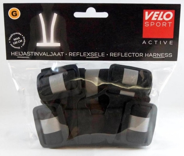 VELO F BASIC HEIJASTINVALJAAT MUSTA
