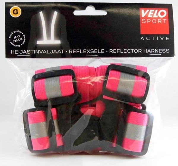 VELO F BASIC HEIJASTINVALJAAT PINKKI
