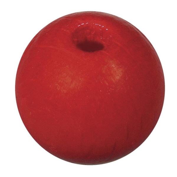 Puuhelmet FSC 100%, kiiltävä, 10mm ø pussissa 52 kpl natural Rayher