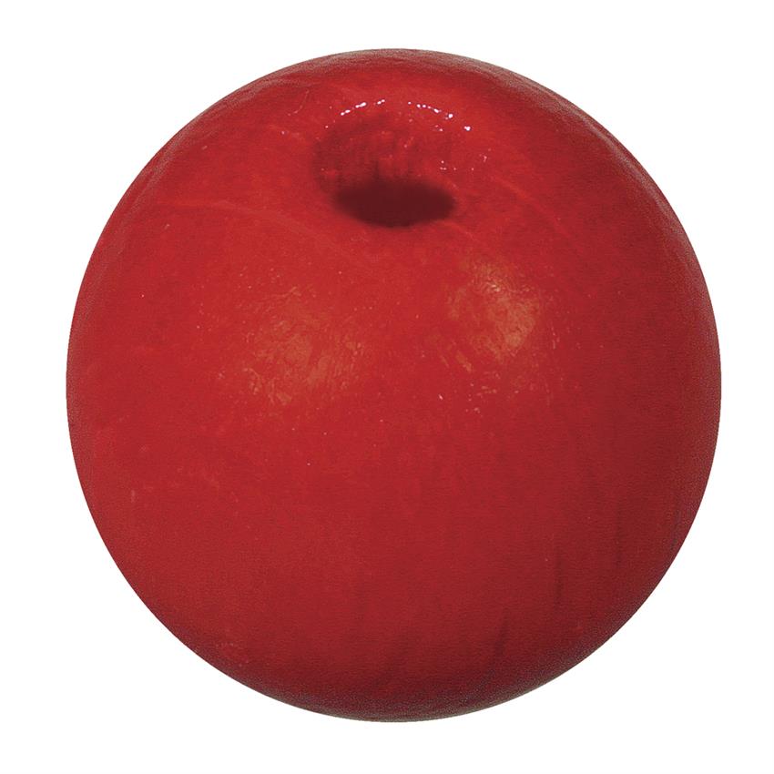 Puuhelmet FSC 100%, kiiltävä, 10mm ø pussissa 52 kpl natural Rayher