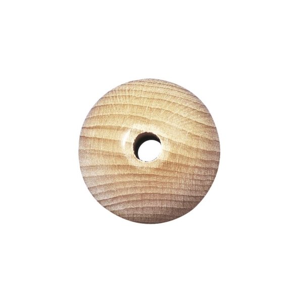 Puuhelmipallot, 15mm ø reikä: 4 mm, 500 kpl Rayher