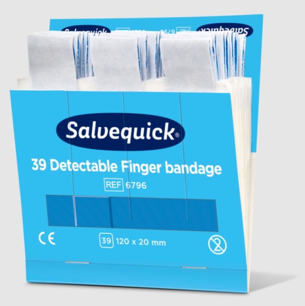 Salveqvick erikoispitkä sin. muovilaastari 6×39 kpl (6796)