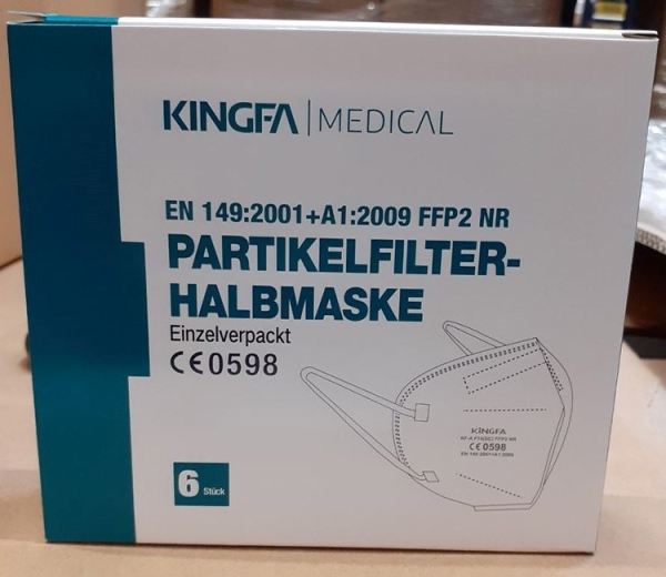 HENGITYSSUOJAIN FFP2 6 KAPPALETTA, KINGFA